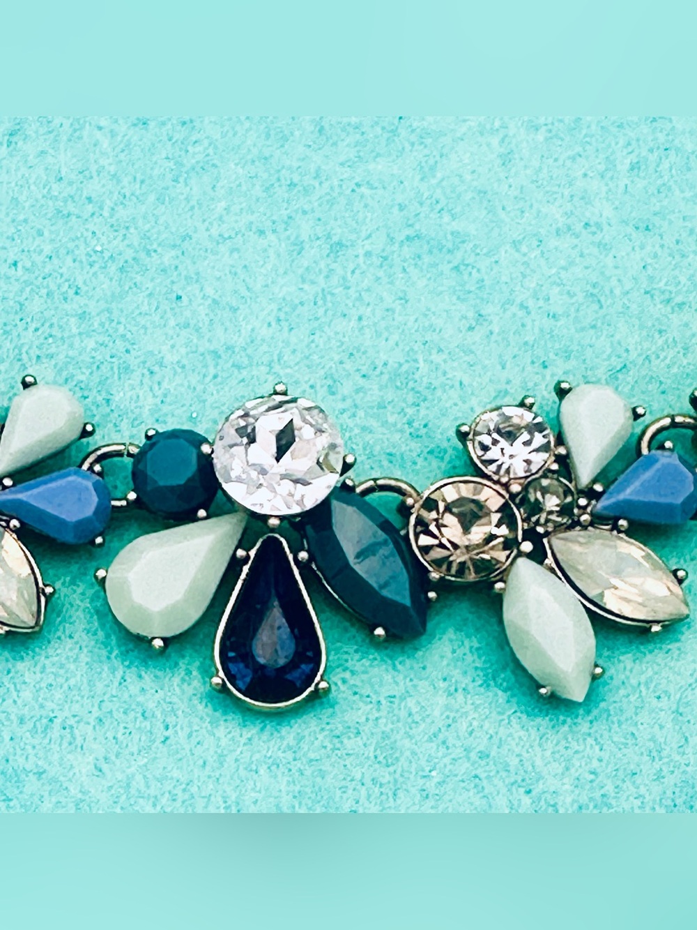 J. Crew Mixed Gemstone Statement Necklace - Picture 10 of 11